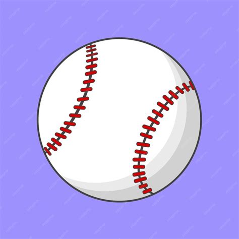 Premium Vector Cool Baseball Ball Sport Illustration