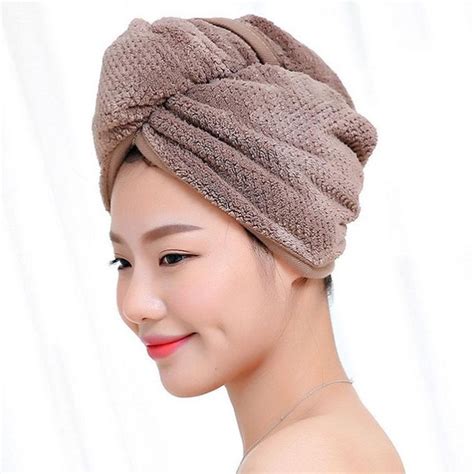Super Absorbent Hair Drying Towel Hair Towel Pattern Magic Hair Dry