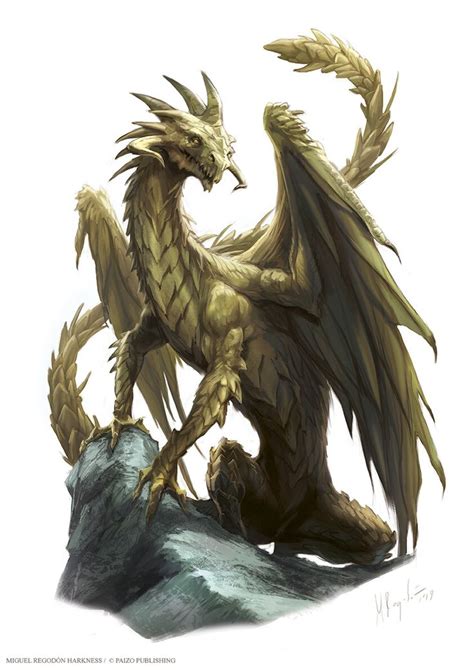 Artstation Pathfinder 2nd Edition Bestiary Metallic Ancient Dragons