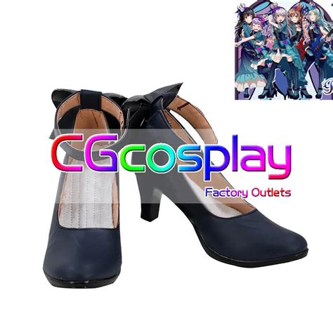Cgcos Express Anime Cosplay Shoes Bang Dream Roselia Minato Yukina
