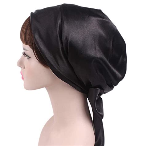Mersariphy Women Satin Head Scarf Hair Covers Turbans Satin Bonnet