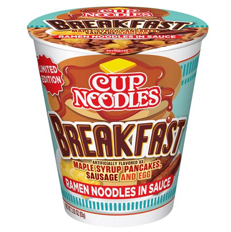 Nissin Breakfast Flavor Ramen Cup Noodles 225 Ounces