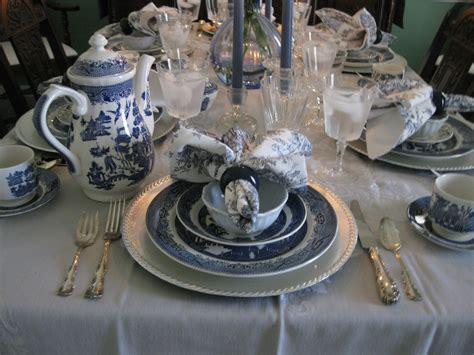 ~tablescapes By Diane~ ~~~blue Willow Tablescapes~~~