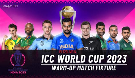 Icc Mens World Cup 2023 Warm Up Fixtures Venues Iplt20live