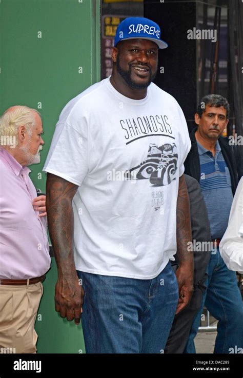 New York Ny 10th July 2013 Shaquille Oneal Out And About For