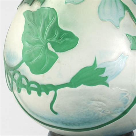 Daum French Art Nouveau Vase Squash Blossom At 1stdibs