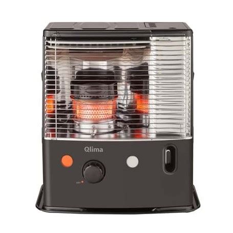 Appareil très sécurisé avec détecteur de co2 intégré à l'appareil. Poêle à Pétrole Qlima - R4224STC Facile d'utilisation - 2,4 Kw