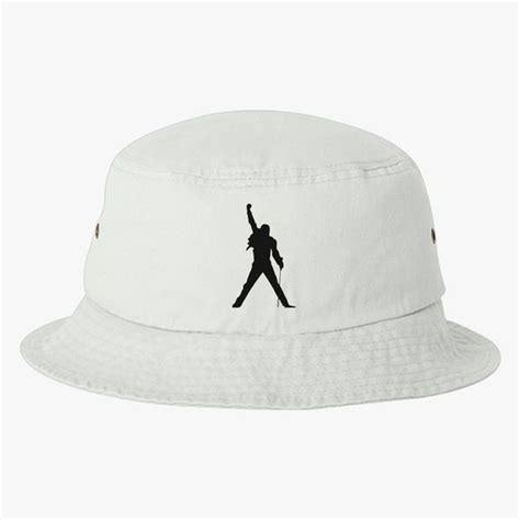 Freddie Mercury Silhouette Bucket Hat Embroidered