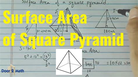 Code to add this calci to your website just copy and paste the below code to your webpage where you want to display this calculator. How to Find the SURFACE AREA OF A SQUARE PYRAMID Given ...