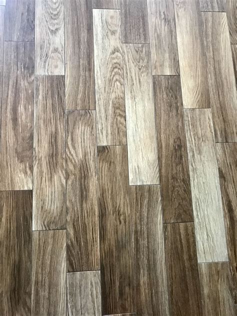 Wood Look Tile Have Never Seen This One Before Looks Fantastic