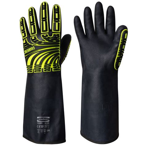Neoprene Chemical Resistant Gloves With Impact Protection Chemstar