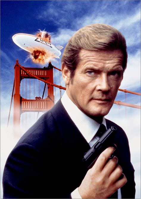 James Bond 007 Roger Moore Classic Movie Art Large Poster Etsy