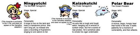 Osumesu21s Tamagotchi Blog Tamagotchi Ocean Character Profiles Note