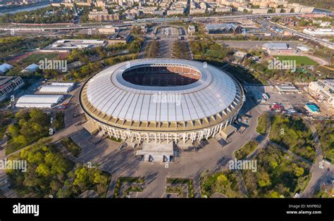 Aerial Image Of Luzhniki Stadium Moscow Russia Stock Photo Alamy