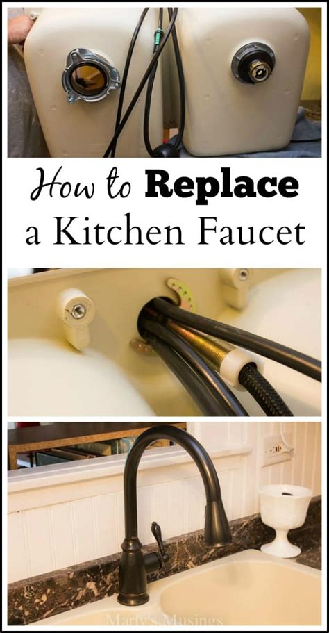 In this example, you'll see how to remove an old faucet and install a new moen harlon series faucet, but the installation procedure will be similar for virtually all. How to Replace a Kitchen Faucet: Step by Step Instructions