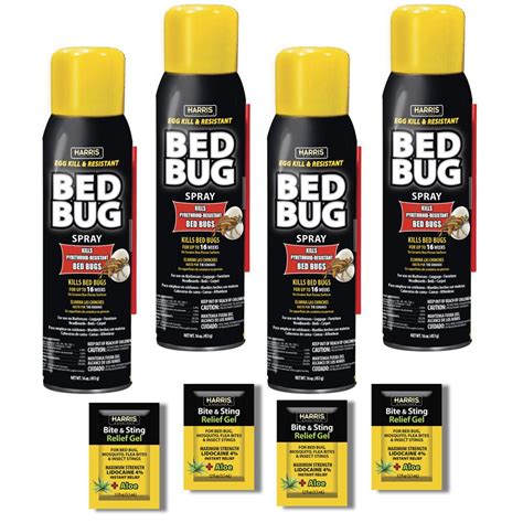 Harris 16 Oz Egg Kill And Resistant Bed Bug Spray 4 Pack Blkbb16a