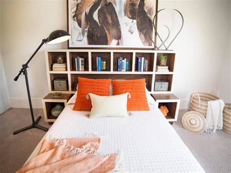 All you will need is a length of fabric that will cover your headboard so, why not adapt some open shelves to create a diy headboard with storage? How to Make a Headboard With Storage | HGTV