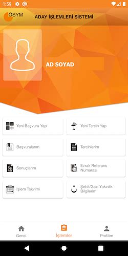 Search only for osym aday islemleri ÖSYM Aday İşlemleri Sistemi İndir - Android ÖSYM AİS Mobil ...
