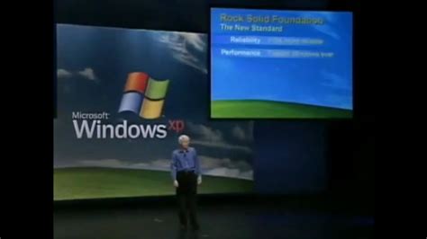 Windows Xp Launch Keynote Nyc October 26 2001 Youtube