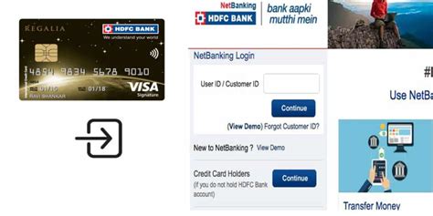 Get instant online access to your hdfc bank's credit card account using netbanking, thus track & manage your credit card transactions & also pay your credit card bills online. HDFC Credit Card (CC) login (netbanking and mobile app)