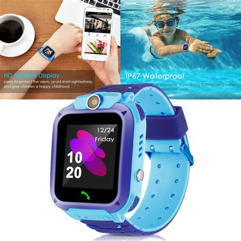 Topchances Waterproof Kids Smart Watches With Gps Tracker Phone Call