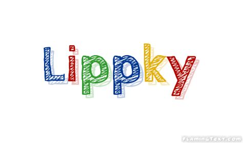 lippky ロゴ フレーミングテキストからの無料の名前デザインツール
