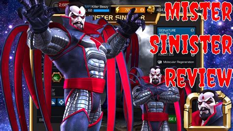 Mister Sinister Review L Marvel Contest Of Champions Youtube