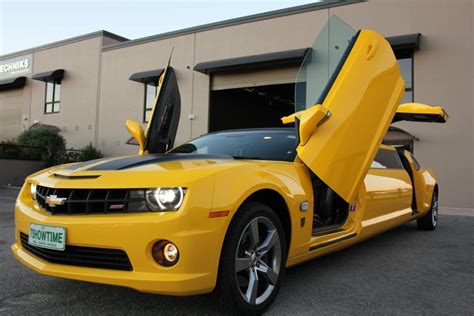 Chevy Camaro Bumblebee Unexplainably Turned Into A Stretch Limo