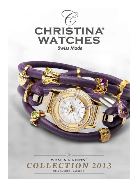 Christina Watches Katalog 2013 Smykker Ure Tøj