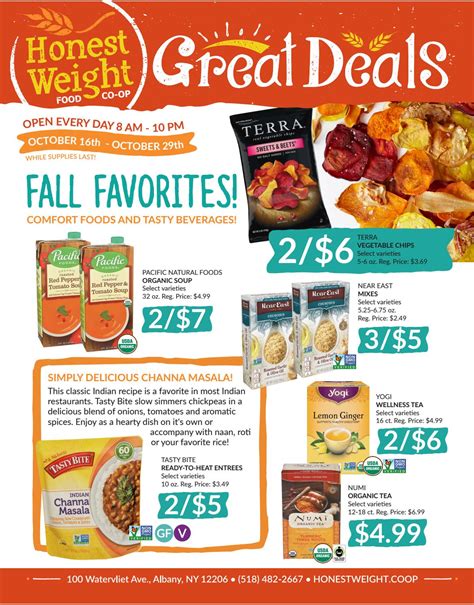 100 watervliet ave albany, ny ( map ). Honest Weight Food Co-op Great Deals Sales Flyer - organic ...