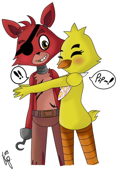 Chica And Foxy By Flamepsycho013 On Deviantart