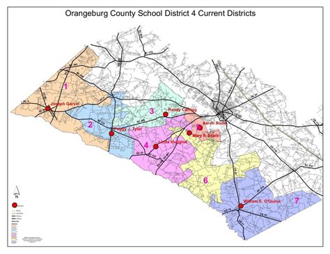 Orangeburg County School District Maps