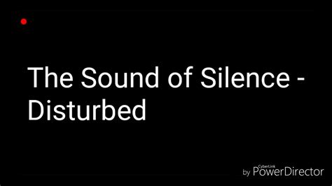 Disturbed The Sound Of Silence Tekst - Disturbed- Sound of Silence (Lyrics) - YouTube