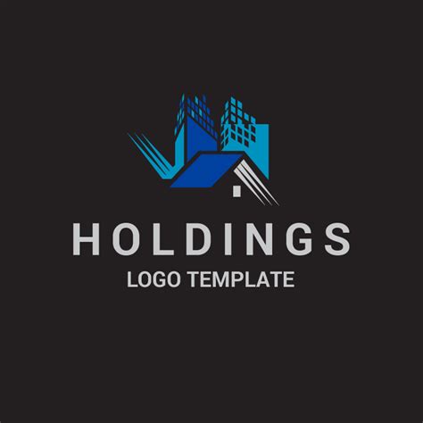 Holdings Logo Logo Design Template Logo Design Logo Design Free