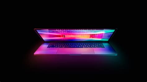 Wallpapers available in hd and 4k quality. Colorful Laptop With Black Background 4K HD Black ...