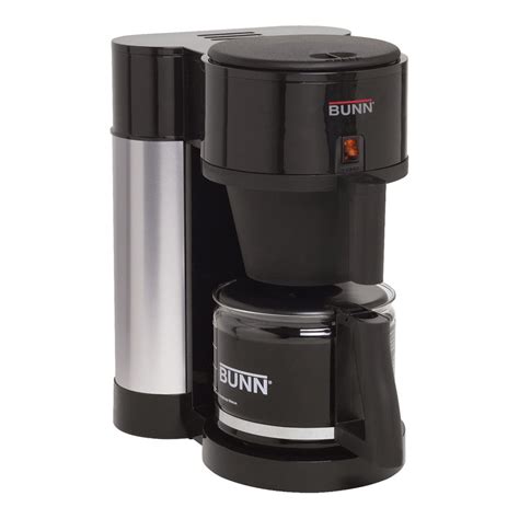 Bunn velocity brew bt if you want your coffee to remain hot and fresh for hours, this is the right model for you with its thermal carafe. BUNN Black 10-Cup Coffee Maker at Lowes.com