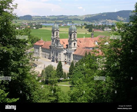 Einsiedeln Abbey Zurich Stock Photo Alamy