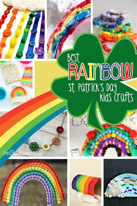 Best Rainbow St Patricks Day Crafts For Kids