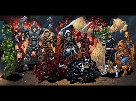 Download Marvel Villains Anti Heroes Cover Wallpaper