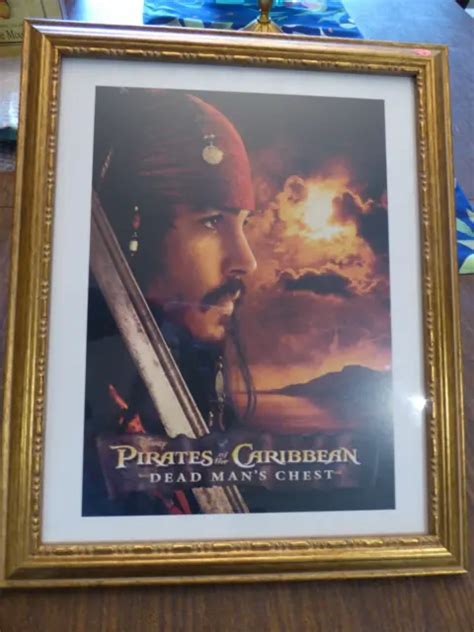 Disney Pirates Of The Caribbean Dead Man S Chest Johnny Depp Poster