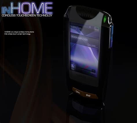 Touchscreen Home Phone Design