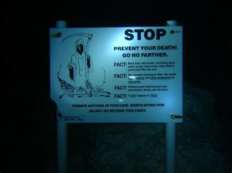 28 Super Scary Signs That Definitely Work Underwater Caves Spooky