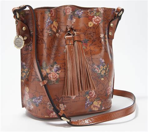as is patricia nash leather accadia bucket crossbody