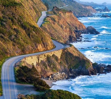 Pacific Coast Highway By California Cali La Ca