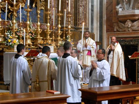 New Liturgical Movement Ordination At The Fssp Parish In Rome June 22