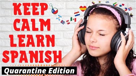 Keep Calm And Relaxed While You Learn Spanish Youtube Spanish Basics Learn Spanish Keep Calm