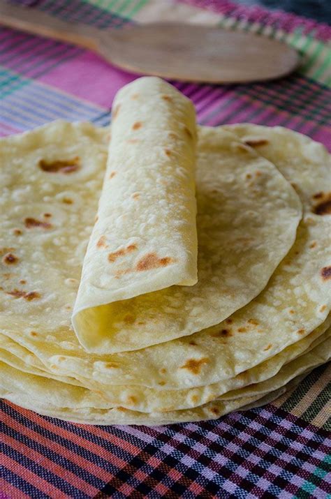 Basic Homemade Flour Tortillas These Are Healthy As They Dont Contain