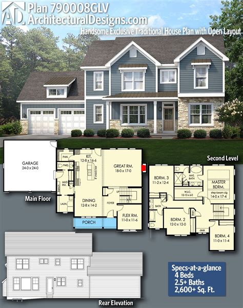 I look at your original floorplan and to me the master bedroom is a 5x5. Plan 790008GLV: Handsome Exclusive Traditional House Plan ...