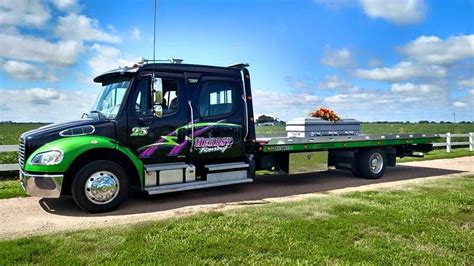 Plataforma Tow Tow Truck Freightliner Trucks Flatbed Towing
