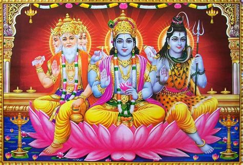 Conto Indiano Um Caso Sobre Brahma Vishnu E Shiva